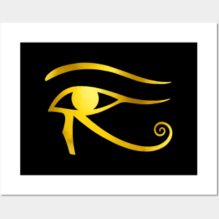 Golden Eye of Horus Posters and Art